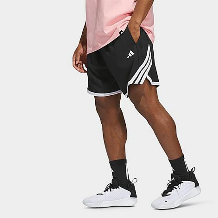 Men's Crazy Lite Basketball Shorts in Black Size: S 7