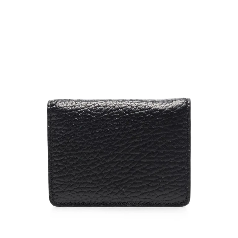 Four Stitches Chain Leather Wallet