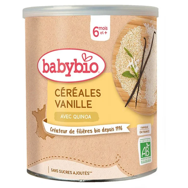 Cereals - 6 months and more - Vanilla Cereals with Quinoa - ORGANIC 220 g