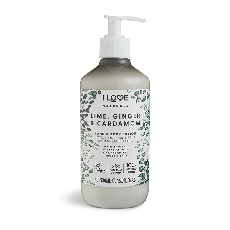 Naturals Collection Vegan Ginger & Cardamom Moisturizing Hand & Body Lotion 500ml