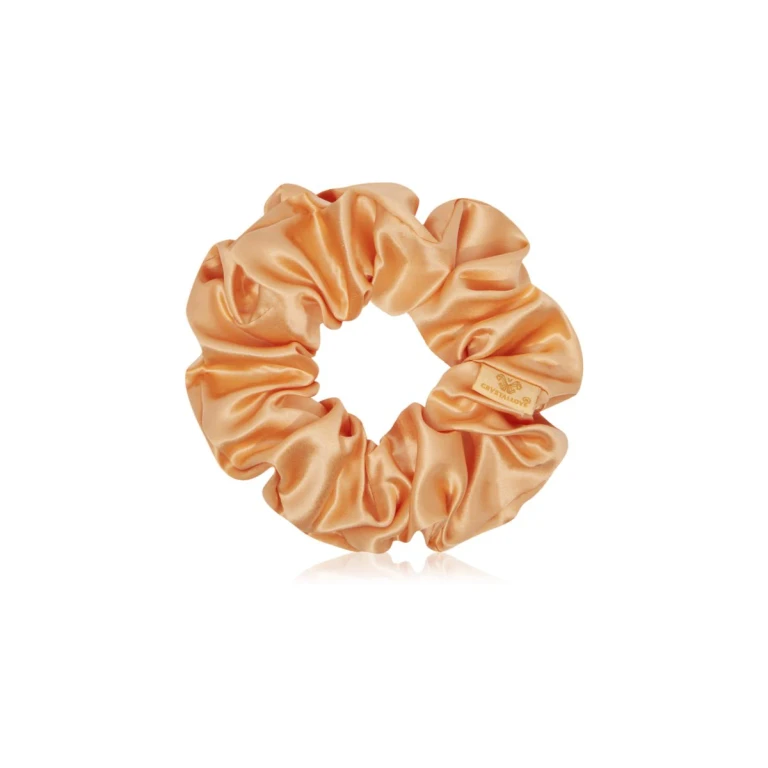 Silk elastic hair band Peach fuzz