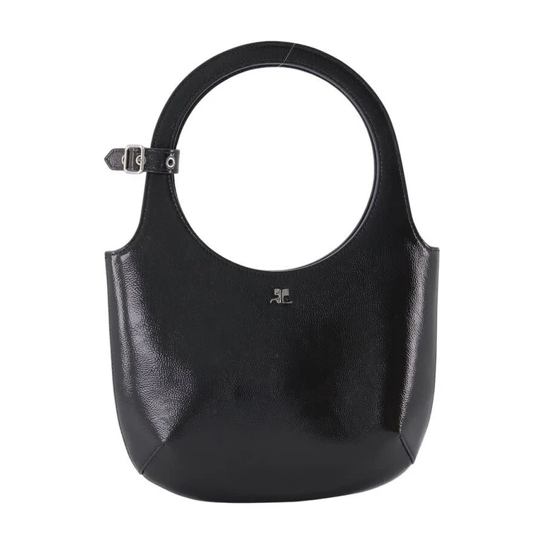 Leather Shoulder Bag â Black