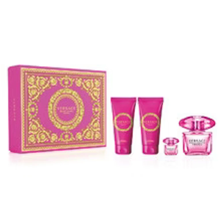 Bright Crystal Absolu EDP Premium gift box set 90 ml, body lotion 100 ml, shower gel 100 ml, and EDP miniature 5 ml 90 ml