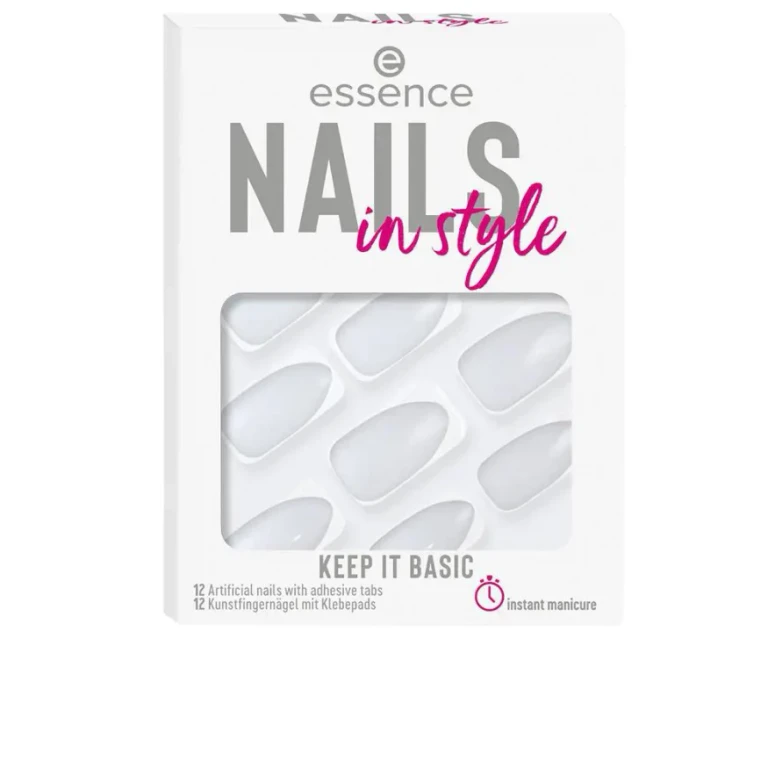 Nails In Style Artificial Nails 15-Keep It Basic 12 U