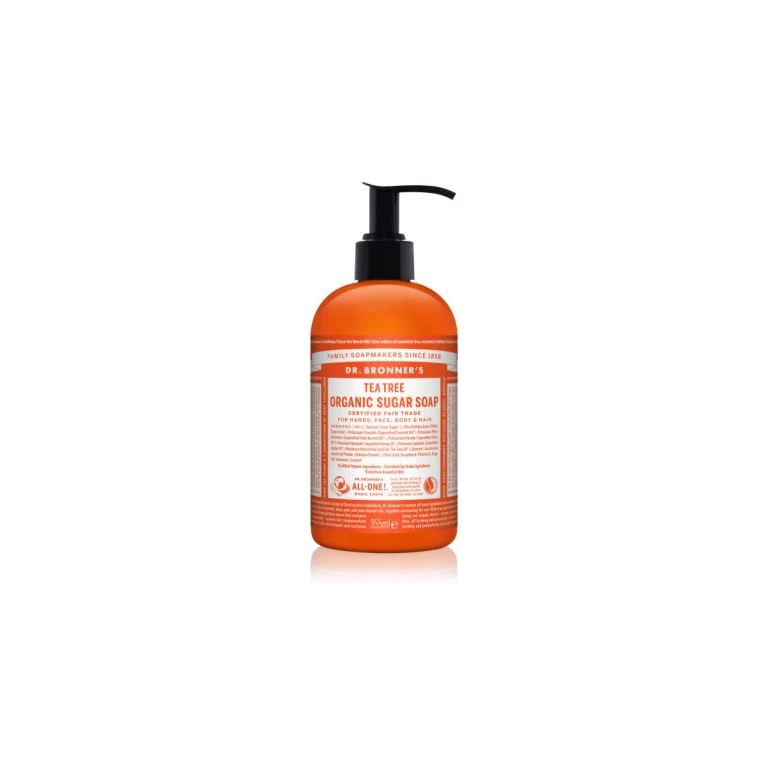 Organic Tea Tree Sugar Soap 355 ml