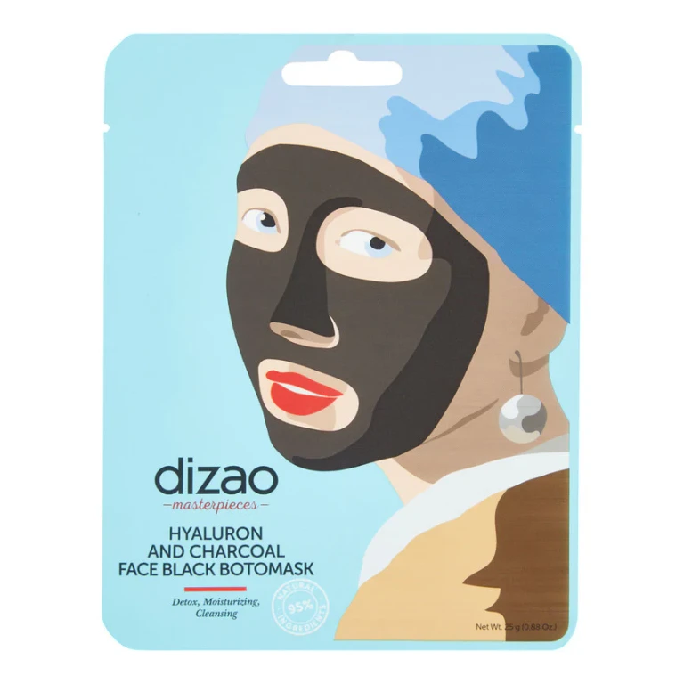 Hyaluron And Charcoal Face Black Botomask 25 G