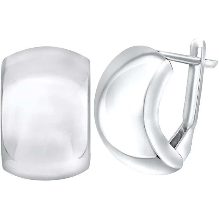Soft Silver Earrings Qrk53