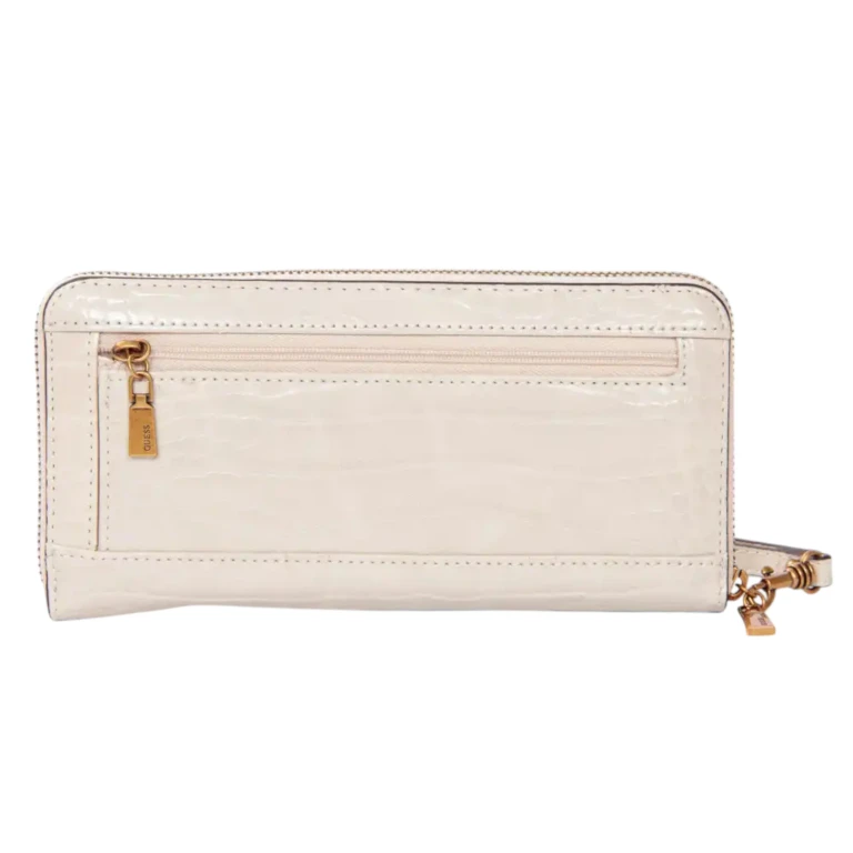 , Guess, SWCB8500460 Women's Eggshell Fabric and Faux Leather Handbag