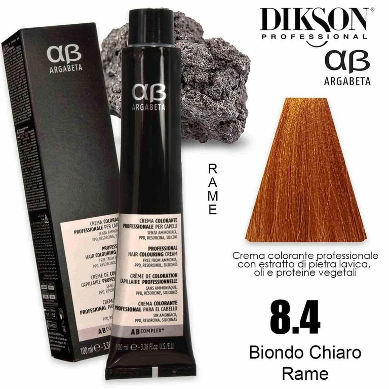 argabeta color 100 ml 8.4 light copper blonde