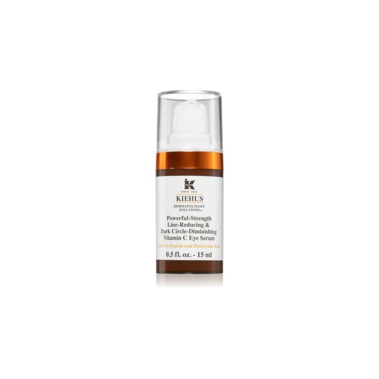 Kiehls Dermatologist Solutions Vitamin C Eye Serum Powerful Wrinkle Reducer & Dark Circles - 15ml