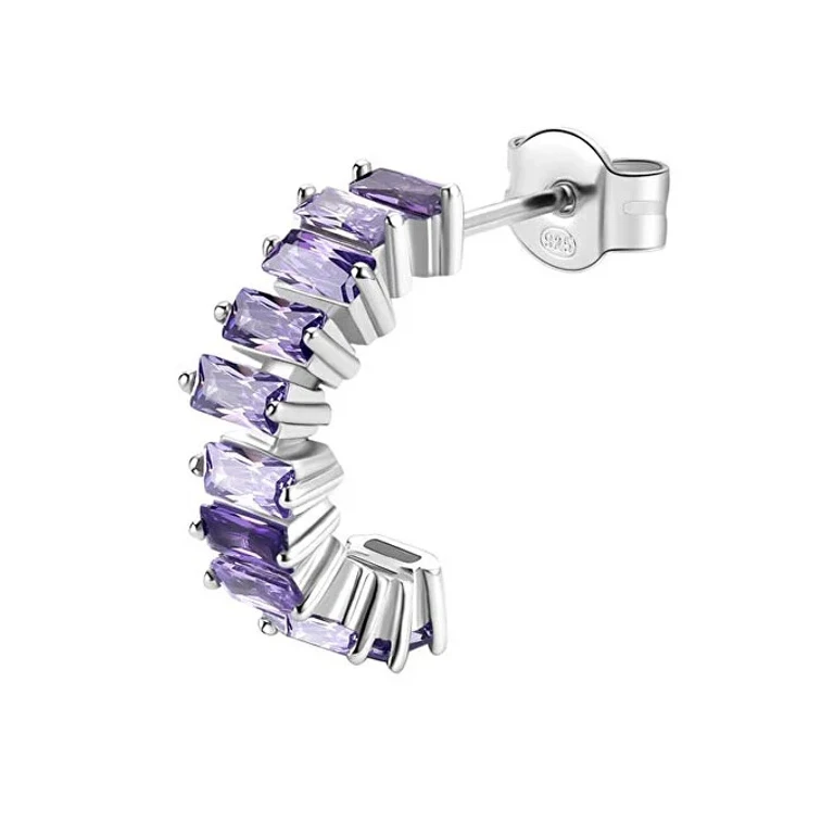 Fancy Magic Purple Sparkly Single Earring FMP12