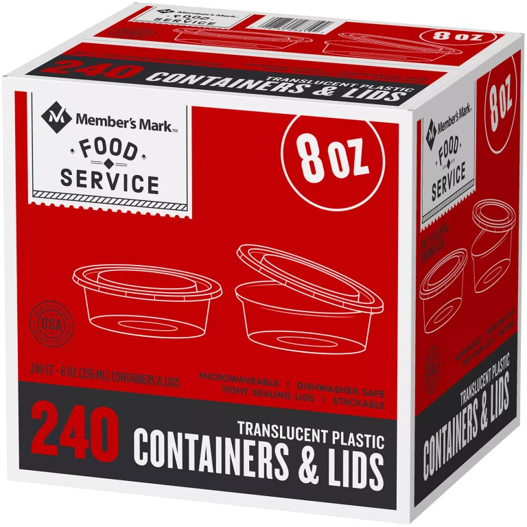 Plastic Deli Containers with Lids 8 oz., 240 ct.