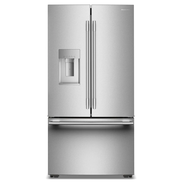 Counter-Depth French Door Refrigerator w/ External Water Dispenser in Steel