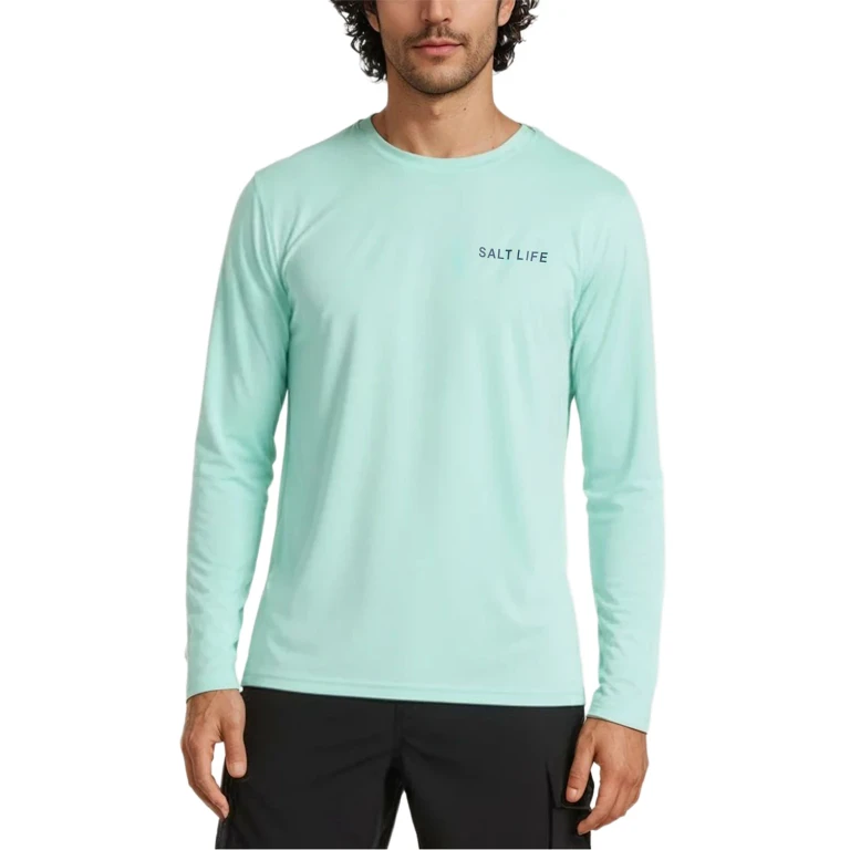 Men's Uv Tee Light Blue S:- Light Blue, S