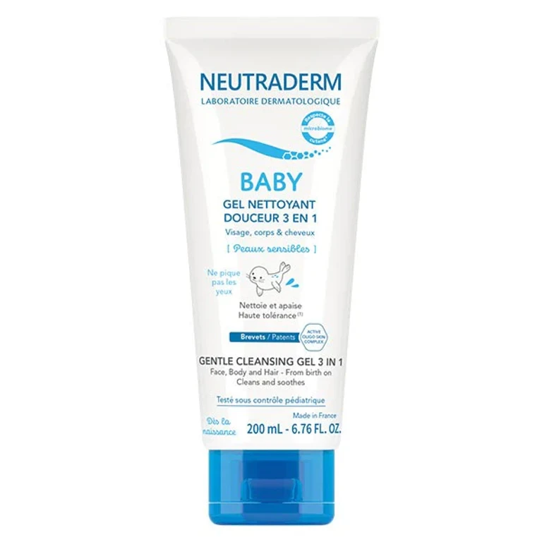 Baby Gel Gentle Cleanser 3 in 1 Sensitive Skin 200ml