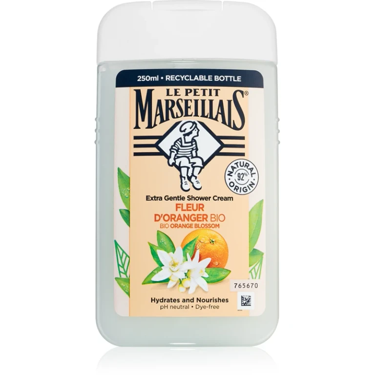 Extra delicate shower cream with organic orange blossoms - 250 ml