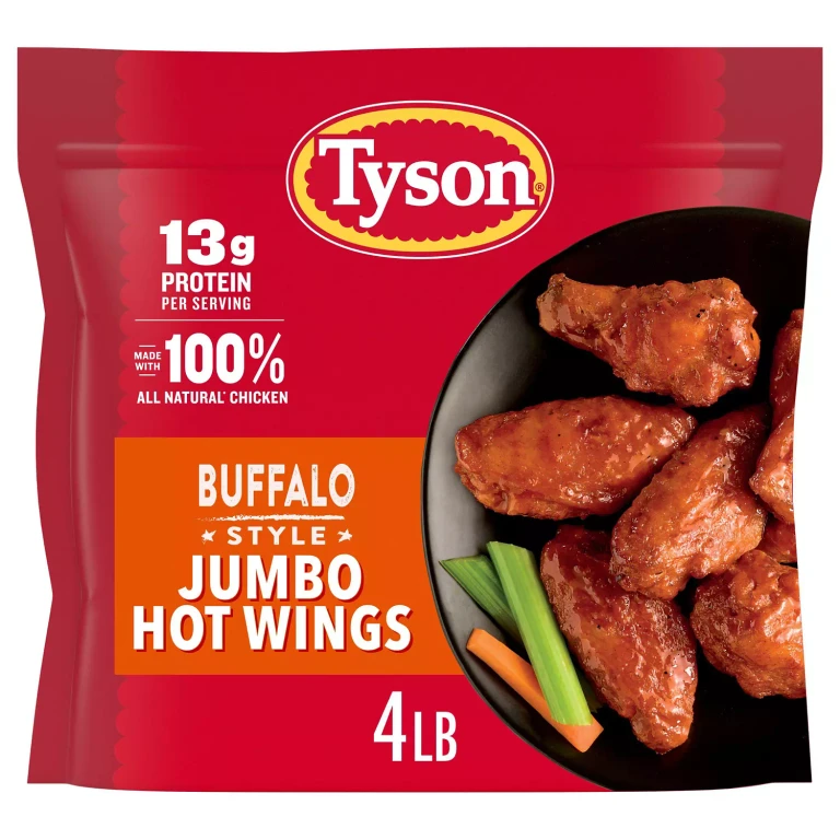 Bone-In Buffalo Style Hot Chicken Wings, Frozen, 4 lbs.