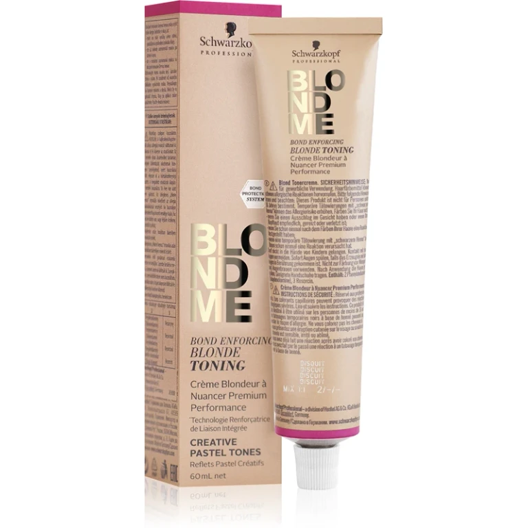 Professional Blondme Toning hair dye biscuits 60 ml