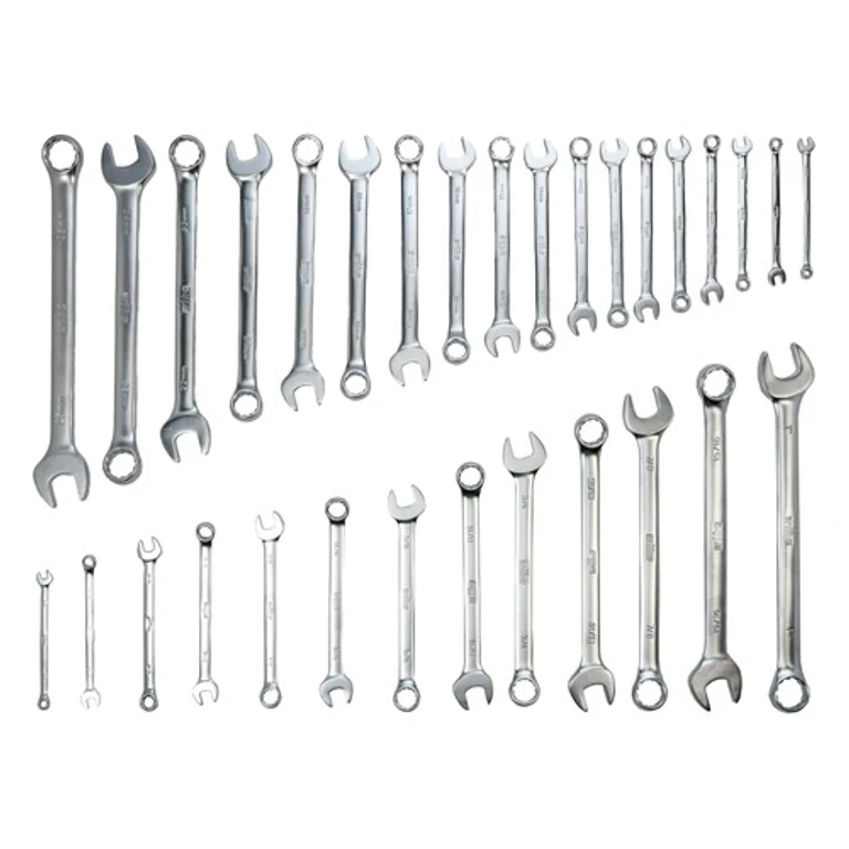 30492 (31-Piece) SAE and Metric Combination Wrench Tray Set