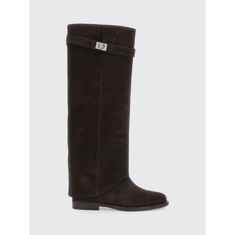 Flat Ankle Boot Woman color Dark (4668TESTADIMORO)