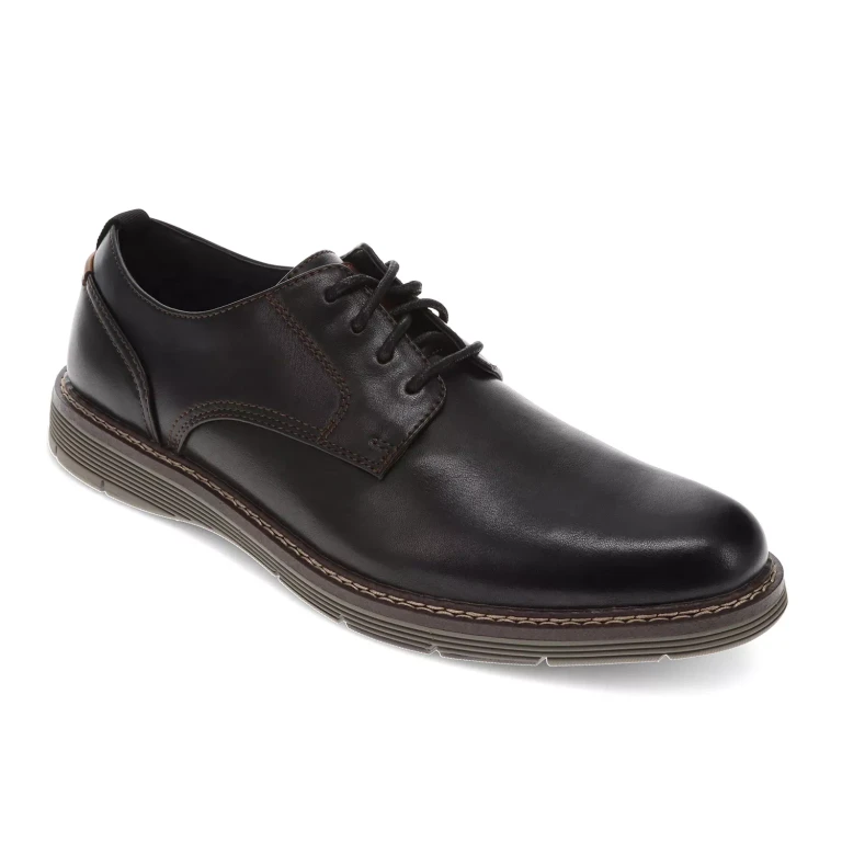 Men's Casual Dress Shoe - BLACK 9.5:- Medium, 9.5, Black