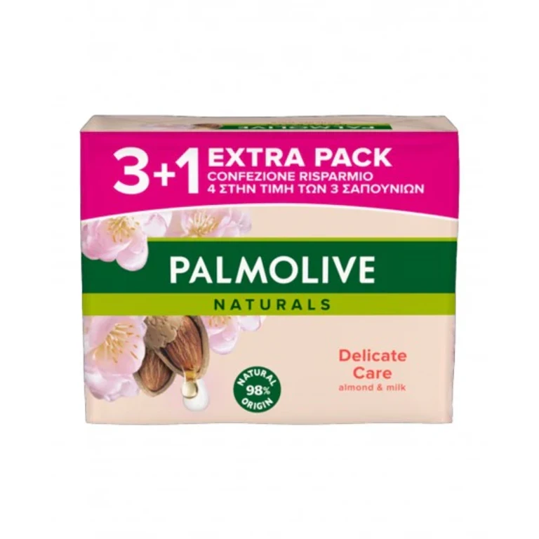 Solid Soap 4 Pieces X 90Gr Almond & Milk