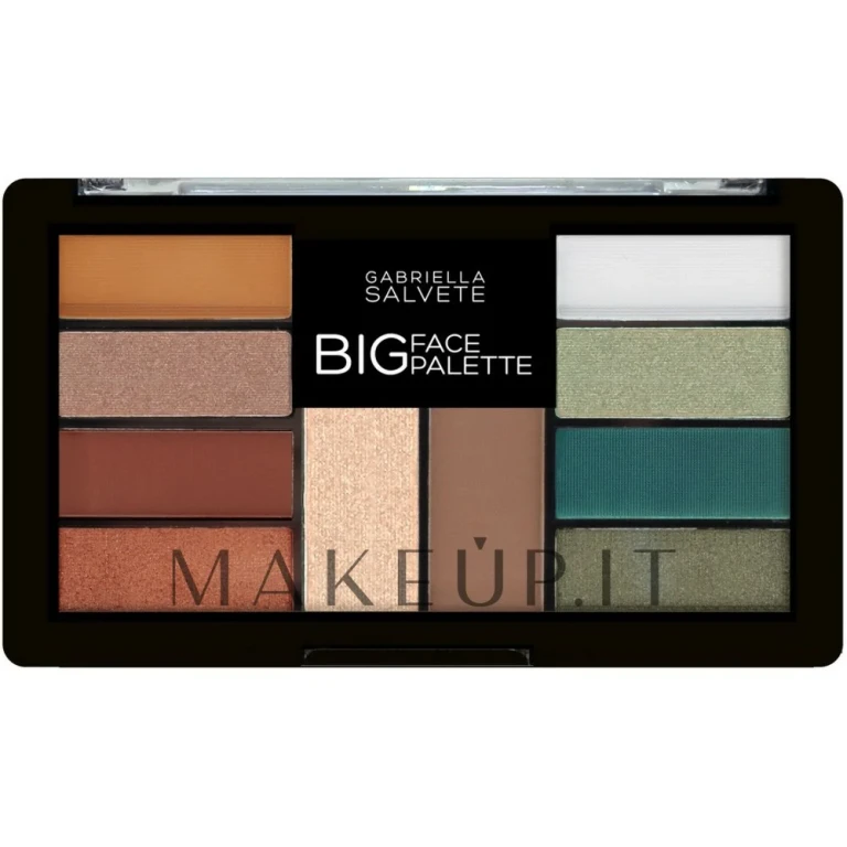 Eyeshadow palette, bronzer and highlighter Palette Big Face Palette 12 g