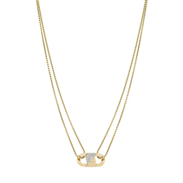 Distinctive Men's Necklace With Crystals Egs3174710