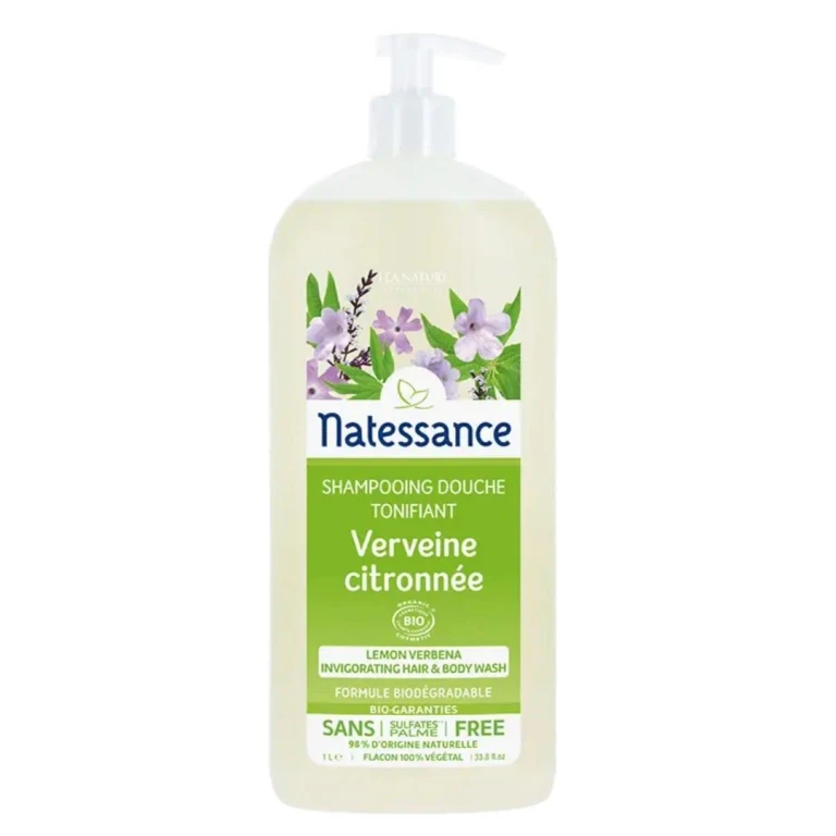 Toning Shower Shampoo - Organic Lemon Verbena 1L