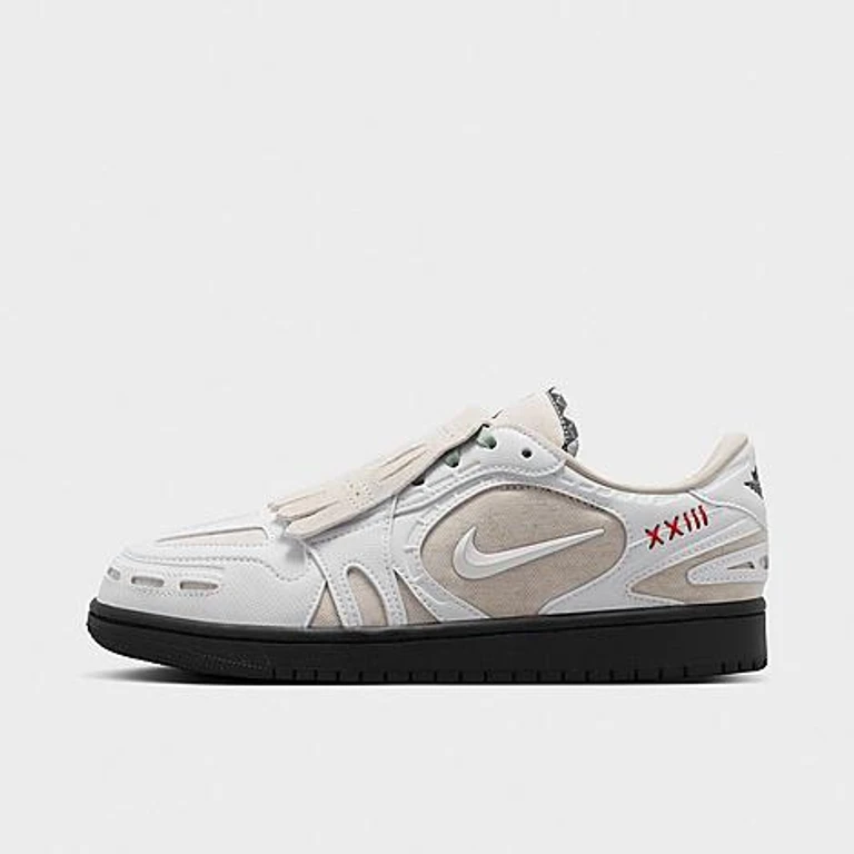 Women's Air 1 Low Method of Make Casual Shoes in Light Orewood Brown/Black/Steam Size: 5.0
