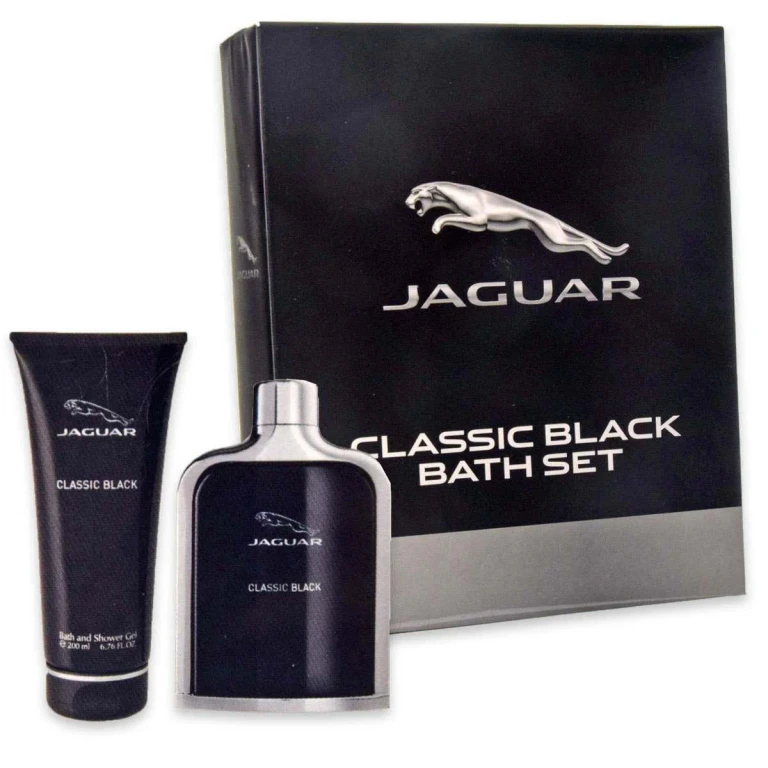 Box set jaguar classic black bath set edt 100 ml + shower gel 200 ml