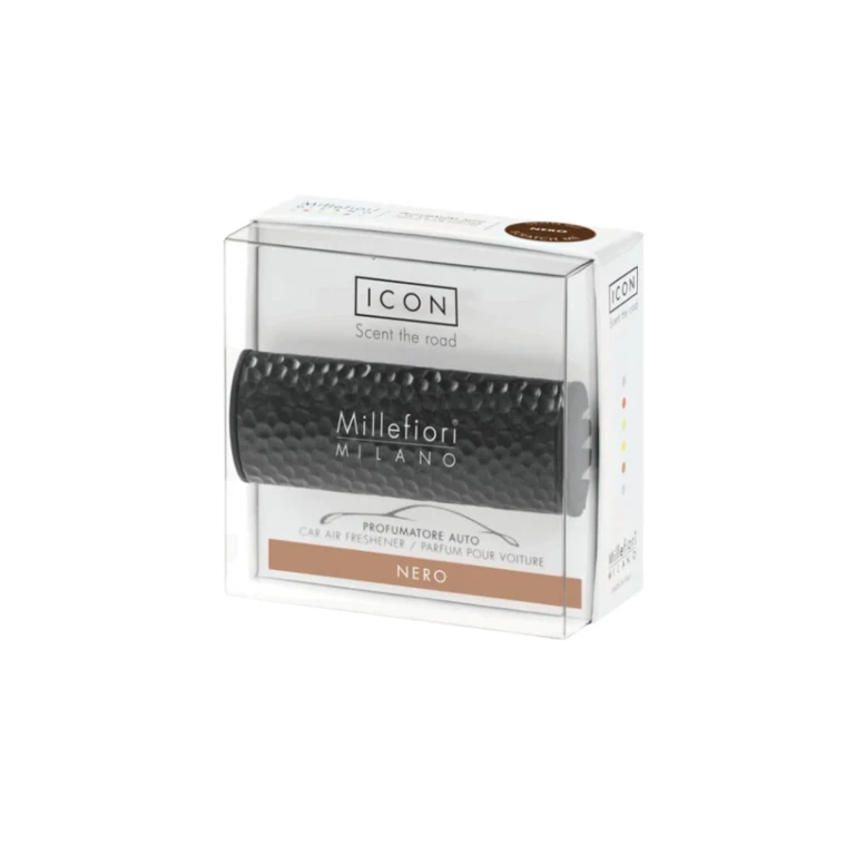 Millefiori Icon Scent the Road fragranza Black Metal