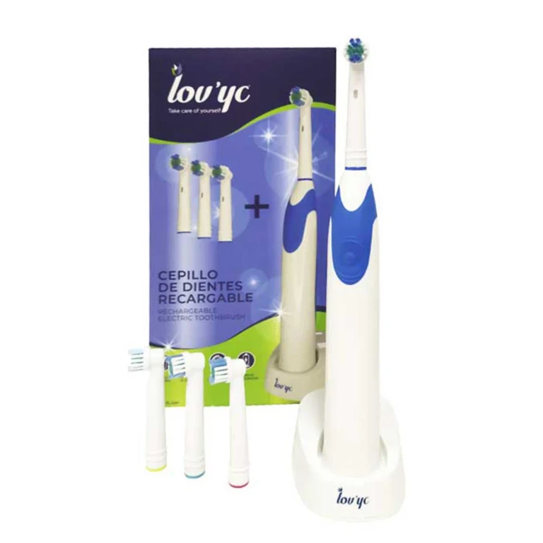 Rechargeable electric toothbrush Elie Saab Lovyc 4 heads 1 unit