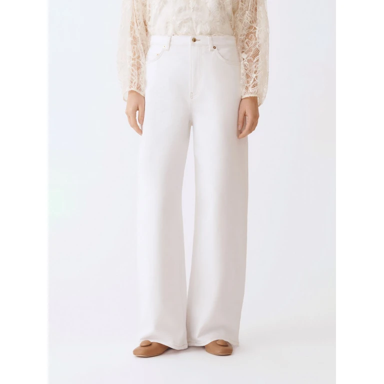 Denim Wide-Leg Jeans (PAD276F342M138VR1)