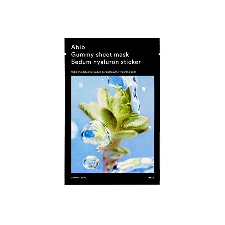 Máscara de tecido emborrachada Abib Sedum Hyaluron Sticker