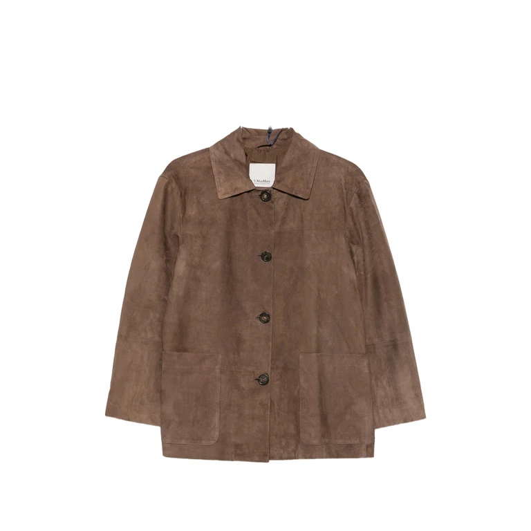 Smmastrale Button-fastening Leather Jacket