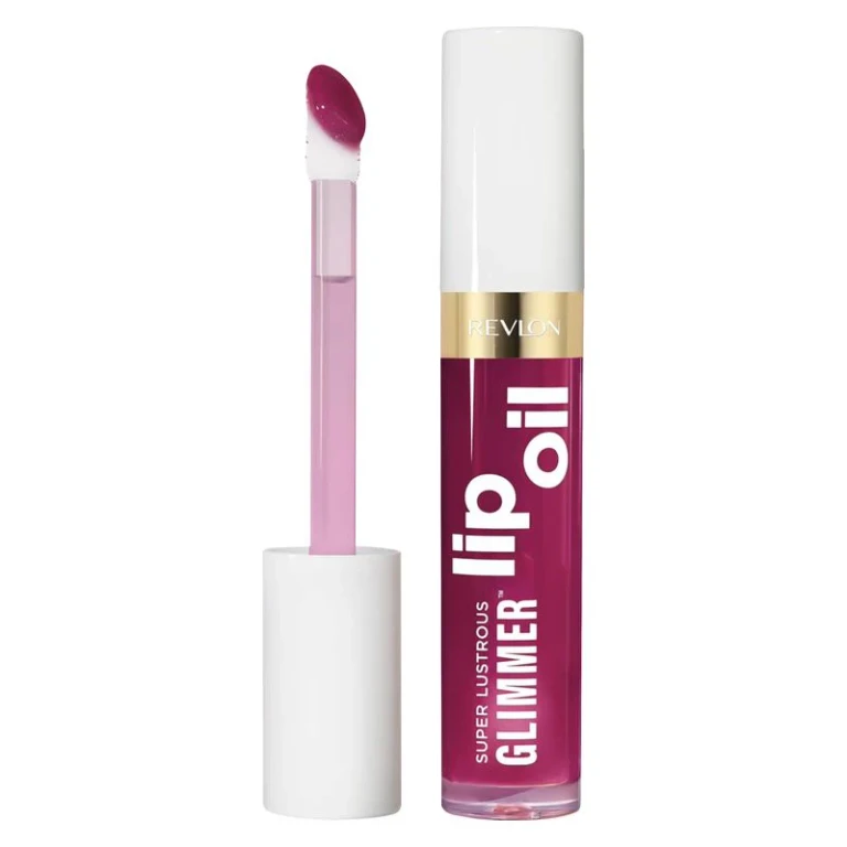 Super Lustrous Glimmer lip oil 006 - Plum Pop 3.8 ml