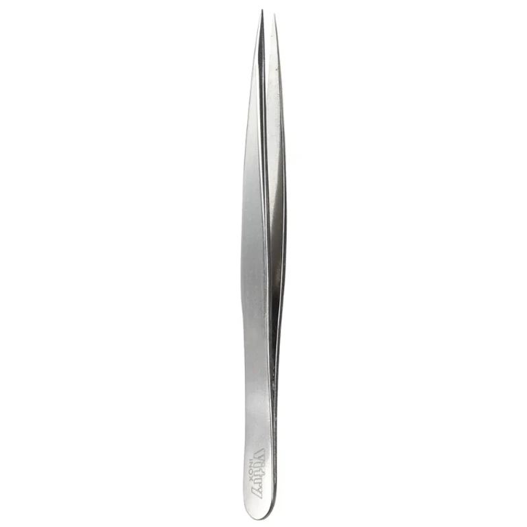 "Extra" Tweezers Stainless Steel Dotted Clamp 8cm