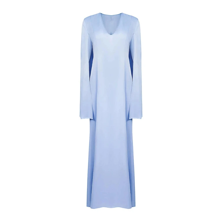 Robe Au Genou - Bleu (261TP237012551)