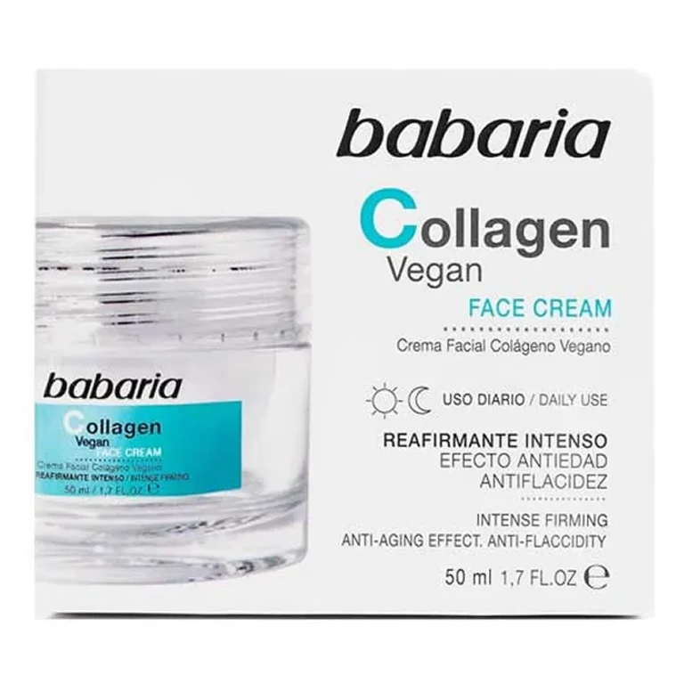 Vegan collagen face cream Babaria 50 ml