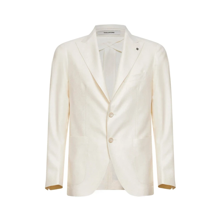 Blazer Montecarlo Ivory Silk Blend
