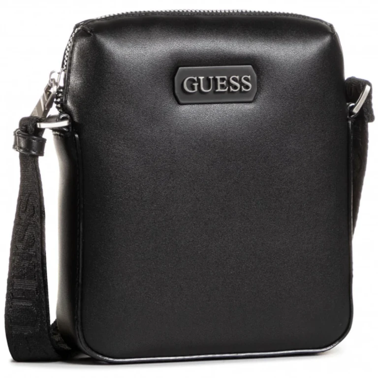 , Dan, Document Holder, Leather Shoulder Bag, Black, Mini, Men's