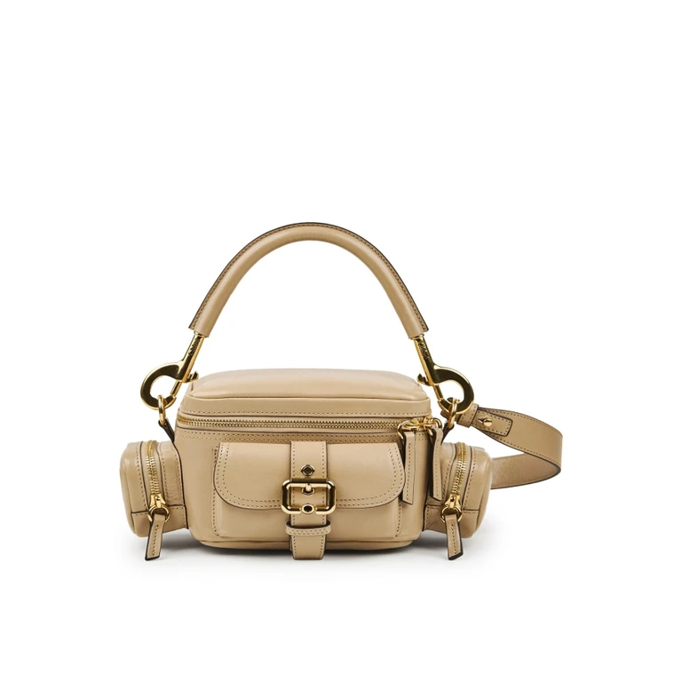 ChloÃ© Small Camera Bag In Shiny Leather