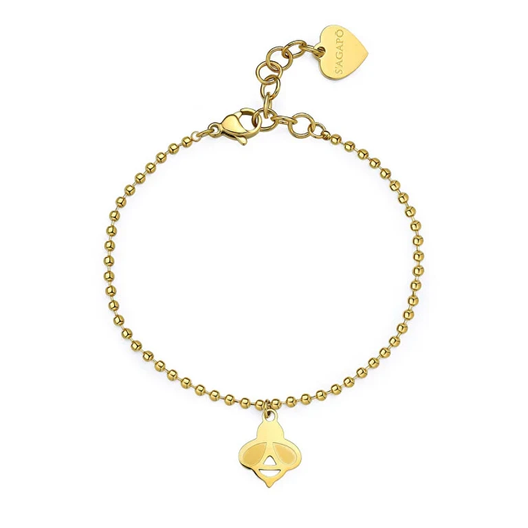 Gold-Plated Smiling Bee Shaped Bracelet Ssm018