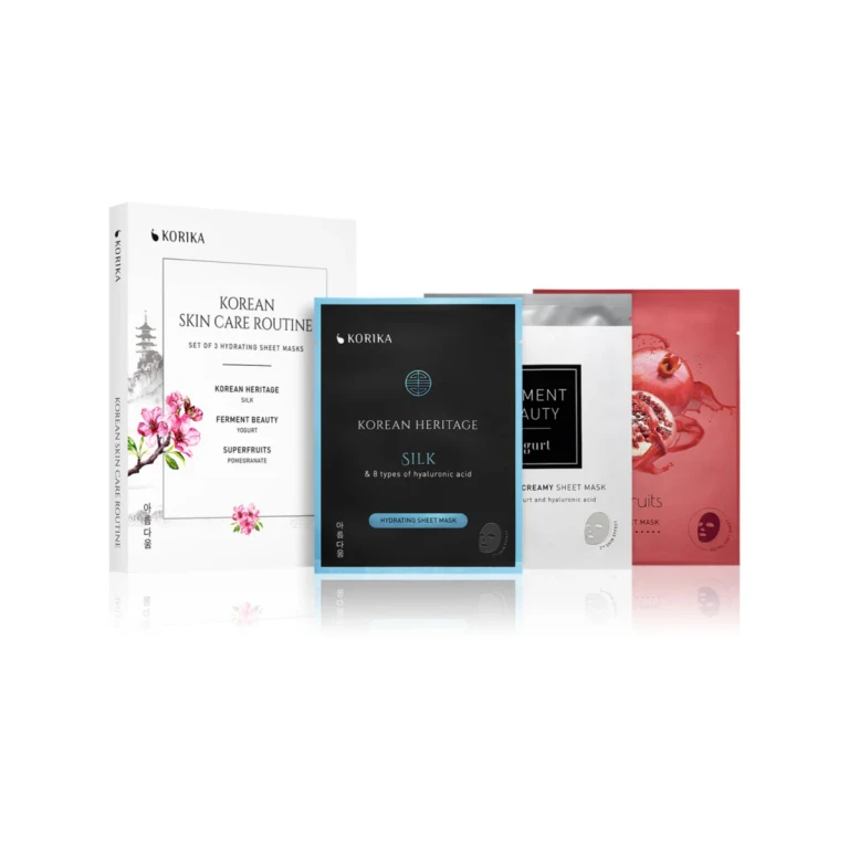 KOREAN SKIN CARE ROUTINE SET of 3 hydrating masks