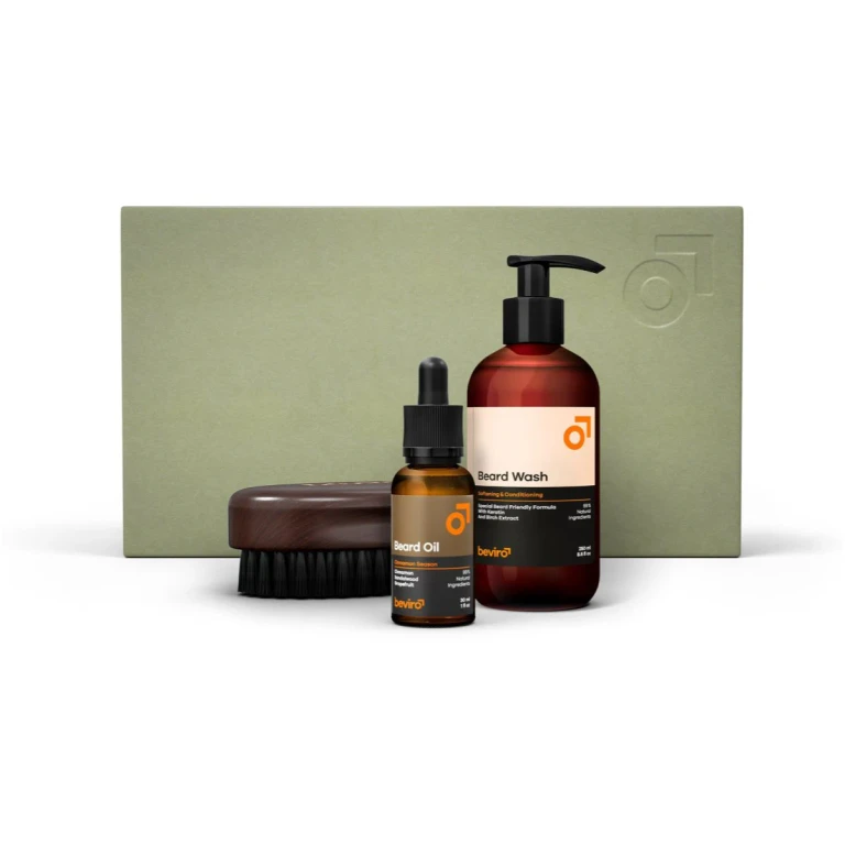 Cinnamon Season Beard Care Kit Shaving Gift Box 1pc