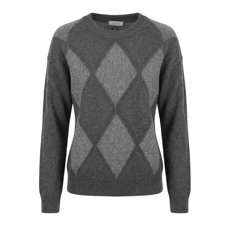 Pull Col Rond - Gris (A99227F07A9340A72)