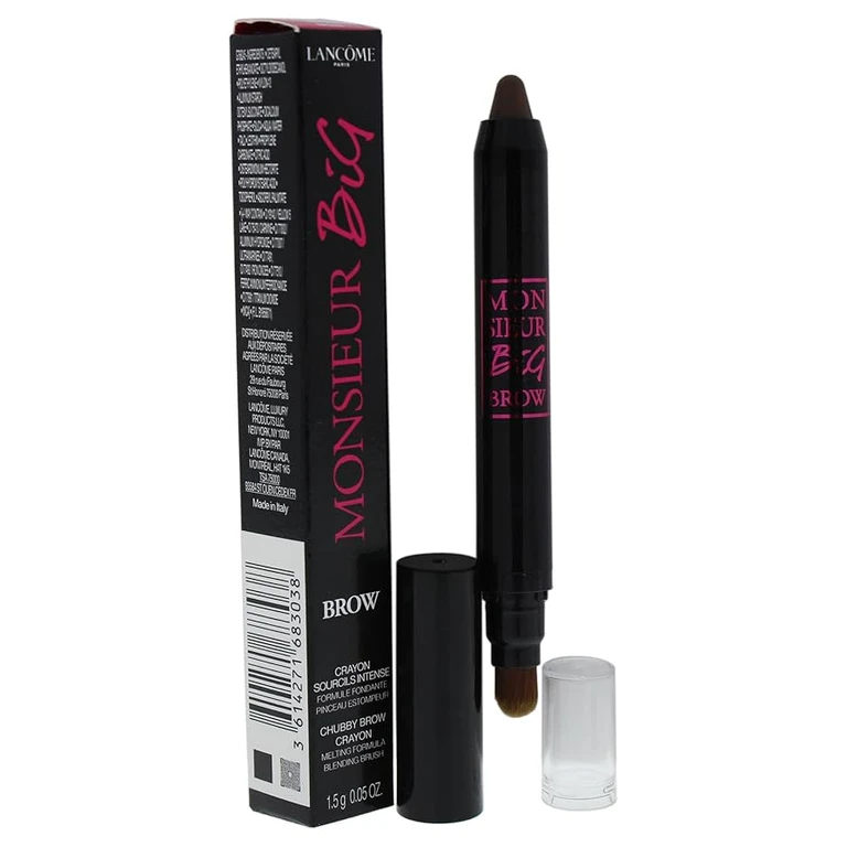 Lancome Monsieur Big Brow Blending pencil and brush for eyebrows 2 in 1 03 brown 15 g