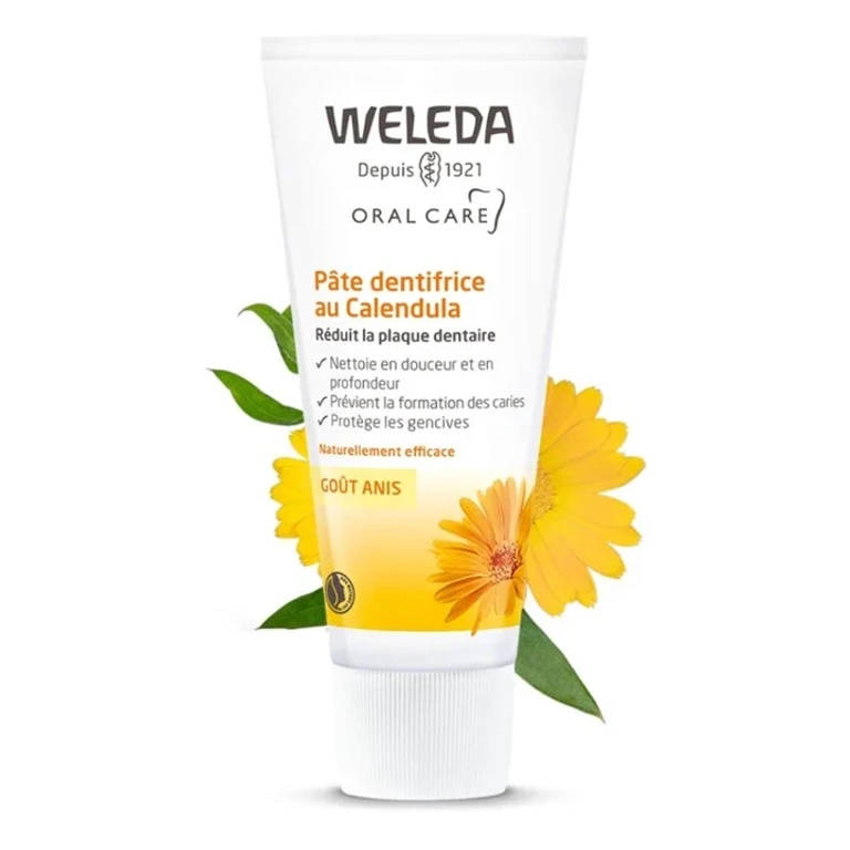 Calendula Toothpaste Protects & Strengthens Gums Anise Flavor 75 ml