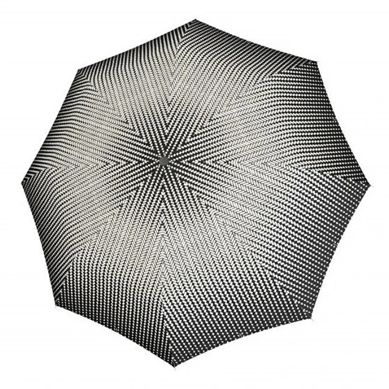 Magic Black&White Traced Women's Folding Umbrella